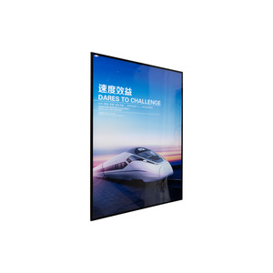 Nhà Sản Xuất Tùy Chỉnh Siêu Mỏng Sáng Tempered Glass Ánh Sáng Hộp Treo Tường <span class=keywords><strong>LED</strong></span> Hộp Đèn Cho Quảng Cáo - Product Image 4