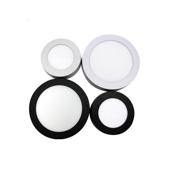 Home Surface Mounted IP44 Bathroom Modern Ceiling Panel Mini Ultra Bright Plastic LED Panel Light