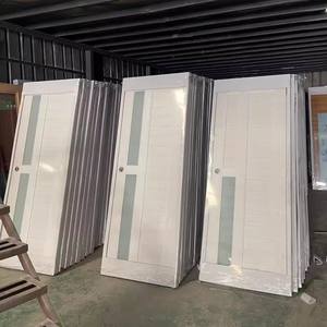 أبواب <span class=keywords><strong>Upvc</strong></span> المنزلية سهلة التركيب. باب الحمام الأبيض المقاوم للماء <span class=keywords><strong>UPVC</strong></span> PVC ذو نوعية جيدة - Product Image 6