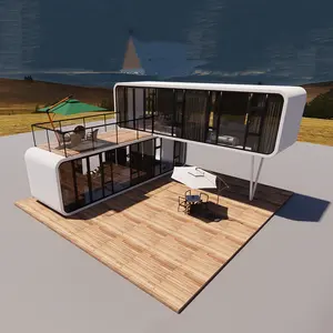 Office House Pods Modular Coodo Tiny House Commercial Space Airship Eco Friendly Mobile Container House