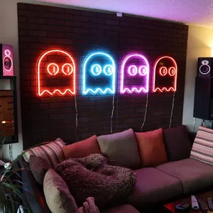 Toptan açık Logo ışığı Hustle göstergesi 3D mektup ışık özel işaretleri özel Led Neon burcu