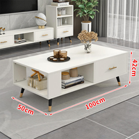 Table basse moderne de luxe convertible en verre trempé pour petit salon, appartement, mobilier de maison