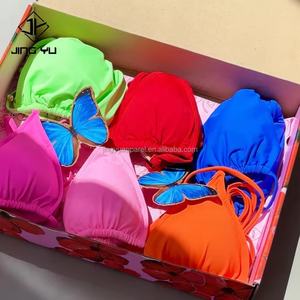 Custom High Waist Bikini 2 Pieces Set for Women Micro Mini Thong Brazilian Bikini Sexy String Bikinis & Beachwear - Product Image 6