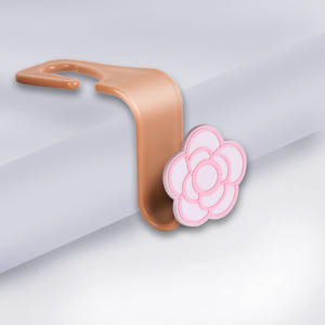 Belle fleur simple conçue organisateur de stockage automatique cintre diverses couleurs Position arrière accessoire intérieur de voiture - Product Image 4