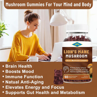 Gummies aux champignons Lion's Mane à marque privée OEM/ODM – Complexe 10x pour la concentration