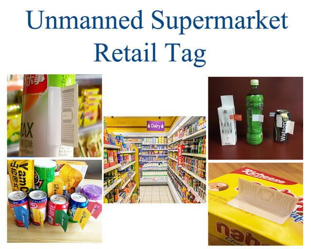 RFID Smart Labels NFC Tag Sticker 13.56MHz Anti-counterfeiting Anti-theft Label Unmanned Supermarket Management Dry Inlay for