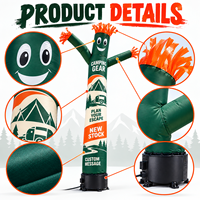 Ballons publicitaires gonflables Air Dancer pour équipement de camping en gros, pour la signalisation routière, la promotion de catégories et les présentoirs de caravanes, avec impression personnalisée