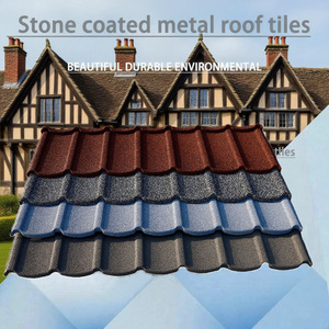 Tuile en métal revêtue de pierre d'inspiration européenne-Anticorrosion pour le Royaume-Uni/Allemagne adaptée à la pluie en Europe <span class=keywords><strong>du</strong></span> <span class=keywords><strong>Nord</strong></span> - Product Image 1