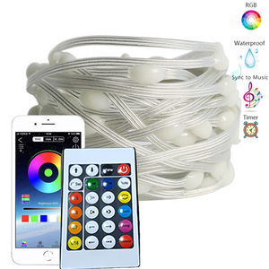 Guirlandes lumineuses LED de <span class=keywords><strong>Noël</strong></span> pour <span class=keywords><strong>extérieur</strong></span>, étanches, 5M 10M 20M, décorations de <span class=keywords><strong>Noël</strong></span> intelligentes - Product Image 4