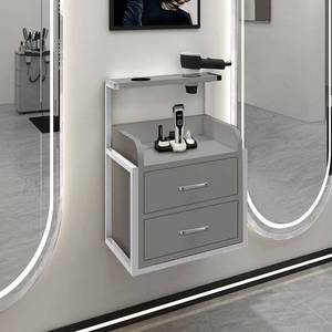 Beauty and Hairdressing Furniture Golden Cabinet Barber Salon Furniture - Product Image 6
