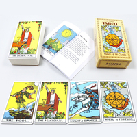 78 cartes de tarot personnalisées, classiques, Waite, avec papier écologique et boîte en carton recyclable, design personnalisable pour usage familial
