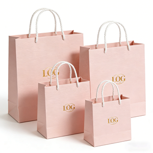 Bolsas <span class=keywords><strong>de</strong></span> Compras <span class=keywords><strong>de</strong></span> Papel <span class=keywords><strong>de</strong></span> Regalo <span class=keywords><strong>de</strong></span> Lujo Ecológicas con Logotipo Personalizado Impreso, con Laminación e Impresión Digital - Product Image 3