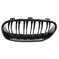 Grilles avant en plastique ABS aspect fibre de carbone pour BMW série 1 F20 2012-2014 accessoires de voiture pièces de carrosserie