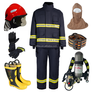 بنصف خوذة رجال إطفاء على الطراز الأوروبي قبعة صلبة مقاومة لدرجة الحرارة العالية 280-320C مضادة للصدمات مضادة للتآكل CE EN443 - Product Image 6