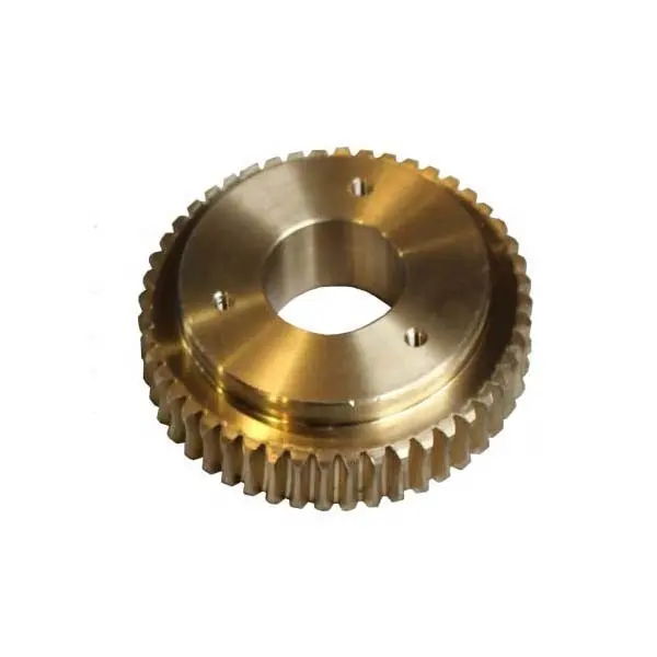 Gear design CNC machining brass/copper 0.5 module small pinion spur gear