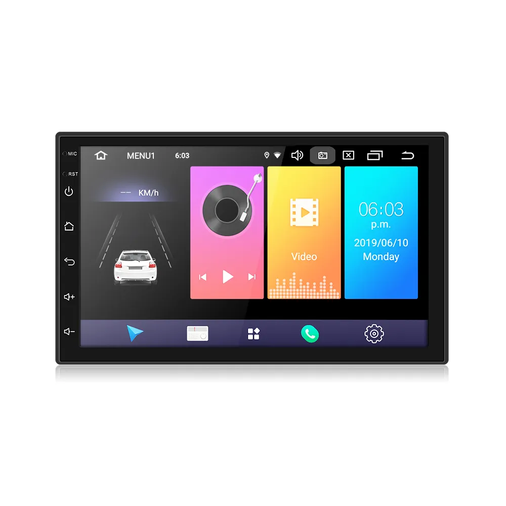 2 Din Autoradio Android 9.0 2G 16G Universal Autoradio Touchscreen Wifi DSP Auto Audio Stereo FM USB IPS DSP <span class=keywords><strong>mp5</strong></span>