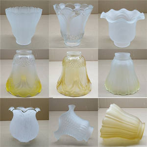 Fabrik direkt Glas Lampen schirm E27 transparenten Lampen schirm für Lüfter Lampe Wand leuchte Kronleuchter Lampen schirm Shell Zubehör - Product Image 4