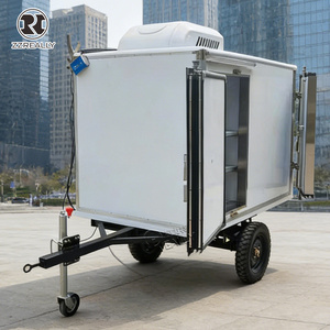 Remorque frigorifique à isolation extra épaisse pour le transport de crème glacée, remorque frigorifique pour congélation profonde, camion frigorifique - Product Image 4