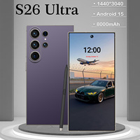 Prix d'usine S26 Ultra Smartphone Android Deca Core Écran HD Appareil Photo 108MP 22 Go+2 To LTE/CDMA 5G Double Carte SIM