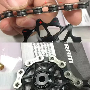 Toptan Hafif 12T 14T Alüminyum Alaşımlı Jockey Tekerlek Seramik Kasnaklı Arka Aktarıcı MTB ve Yol Bisikleti Freni için - Product Image 4