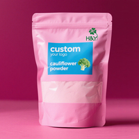 Support personnalisé Extrait de chou-fleur de qualité alimentaire en poudre 99% de légumes Poudre de chou-fleur