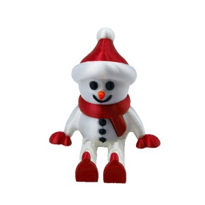 YIDA Bestseller Ornements de Noël miniatures imprimés en 3D (bonhomme de <span class=keywords><strong>neige</strong></span>, homme en pain d'épices) - PLA écologique pour impression 3D de bureau - Product Image 5