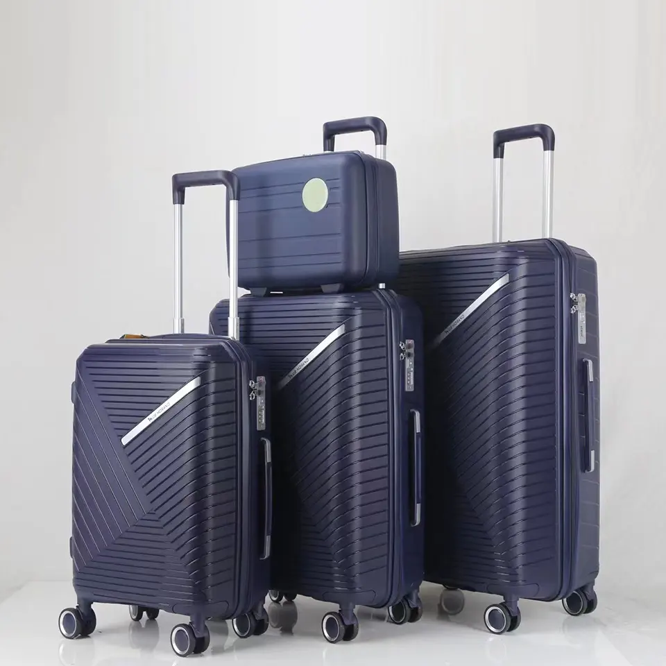 Vente en gros Ensemble de bagages personnalisés 3 pièces Valise Spinner Ensemble de bagages légers Tsa Lock