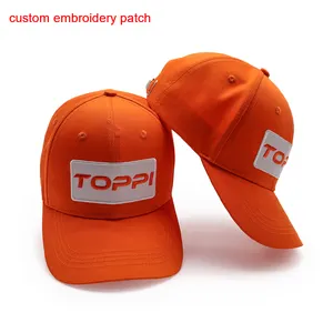 Oem Custom 6 Panel High Quality Cotton Material Embroidered Logo Patch Custom Logo Sport Baseball Cap