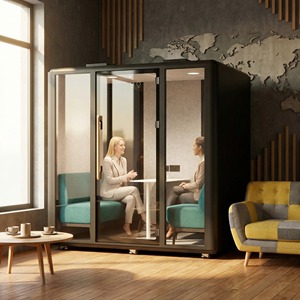Cabines insonorisées pour bureau, isolation acoustique, réduction du bruit, cabines téléphoniques pour réunions <span class=keywords><strong>de</strong></span> travail, pods <span class=keywords><strong>de</strong></span> bureau insonorisés, cabines téléphoniques, pods <span class=keywords><strong>de</strong></span> bureau - Product Image 1
