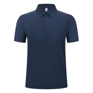 Polo de Manga Corta sin Costuras para Verano, Transpirable, Unisex, para Trabajo, en Blanco, Negro, Azul Cielo, Azul Marino, Gris Deportivo y Rojo - Product Image 4
