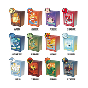 Ms Wholesale Version Officielle Authentique Chinoise PTCG <span class=keywords><strong>Pokémon</strong></span> 151 Boîte de Cartes Rares Boîte de Rangement Métallique pour Cartes Ensemble Violet Or Rouge Bleu - Product Image 4