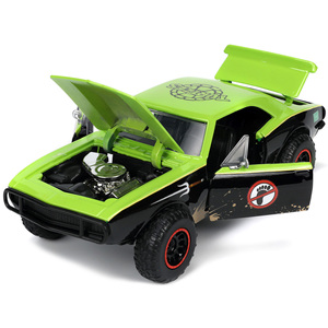 1967 per Chevrolet Camaro Offroad Diecast figura Raphael DCD verde brillante nero opaco (versione sporca) per adolescenti mutanti Ninja