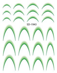 11 couleurs minces ongles français dégradé autocollants 3d autocollants pour ongles - Product Image 1