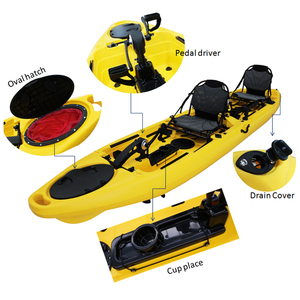 Vicking 14dft Double siège <span class=keywords><strong>2</strong></span> personnes pêche <span class=keywords><strong>Kayak</strong></span> hélice pédale entraînement en gros <span class=keywords><strong>pas</strong></span> <span class=keywords><strong>cher</strong></span> pour extérieur dérive surf <span class=keywords><strong>Kayak</strong></span> - Product Image 5