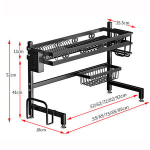 <span class=keywords><strong>Panier</strong></span> de <span class=keywords><strong>lave</strong></span>-<span class=keywords><strong>vaisselle</strong></span> en métal de bonne qualité à double niveau Hidrobonec à <span class=keywords><strong>prix</strong></span> avantageux - Product Image 2