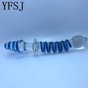 Gladde <span class=keywords><strong>Pyrex</strong></span> Glas <span class=keywords><strong>Dildo</strong></span> Voor. Prostaat G Spot Massager Seksspeeltje Voor Vrouwen Of Mannen - Product Image 1