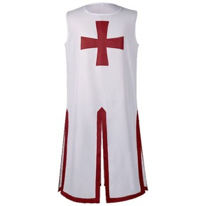 Costume da <span class=keywords><strong>uomo</strong></span> adulto da guerriero <span class=keywords><strong>medievale</strong></span> templare per cavaliere abito da crociato per Halloween - Product Image 4