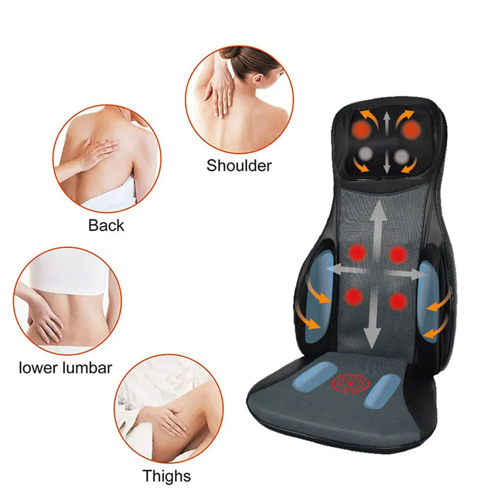 Cojin de masaje Elektrischer Ganzkörper massage stuhl Balance Auto kissen Voraus Körper massage gerät Sitz Shiatsu Massage kissen