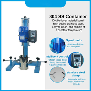 Veidt Lab 30L Mixer High <b>Speed</b> 360 Rotating <b>Square</b> Tube Dispenser Frequency Control Cosmetics Chemicals - Product Image 3