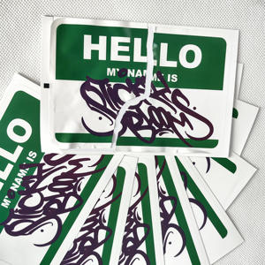 Pegatina de vinilo destructible de seguridad personalizada, logotipo de marca impermeable, adhesivo de papel frágil de un solo uso, pegatinas de cáscara de huevo - Product Image 1