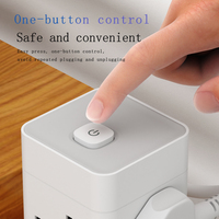 UK Plug Power Strip 4 Outlets con 3 USB Surge Protector Extension Socket Power Strip