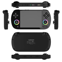 Console de jeu portable ANBERNIC RG40XX H avec anneau lumineux RVB coloré, écran de 4,0 pouces, lecteur vidéo, prend en charge 256 Go