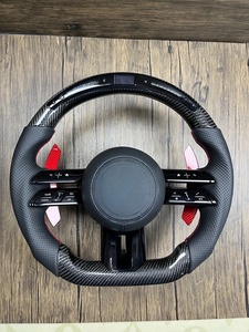 Volant en fibre de carbone pour Mercedes Benz R230 W219 W209 W211 CLK G55 <span class=keywords><strong>E55</strong></span> - Product Image 1