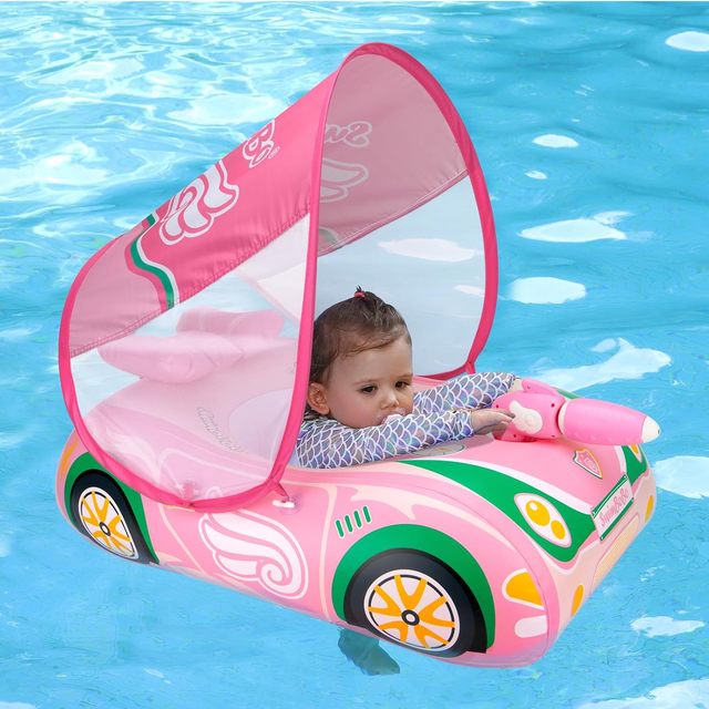 Wholesale Children Waist Float Ring Kids Float Inflatable Car Baby Swim Float Safety Seat Pool Toys for Kids 3+ Years Old