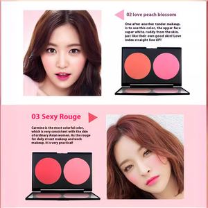 NOVO Double-Color <span class=keywords><strong>V</strong></span>-förmiges Rouge für kleine Gesichter Mehrfarbiges Trimm pulver Gesichts aufhellung Bronzer Text marker Großhandel - Product Image 2