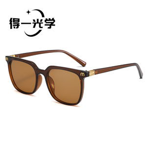 M Shape Hinge <b>Sunglasses</b> Black PC Lens UV400 Anti Blue Light Unisex - Product Image 4