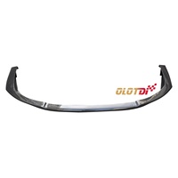 Nuevo Alerón Delantero de Fibra de Carbono Estilo H2, Parachoques Negro Carbono, Moldeado al Vacío con Tornillos, Epoxi de Alto Brillo, para Mitsubishi 2008-2017