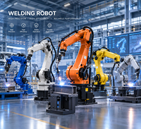 Robot de soudage automatique à 6 axes, bras de robot industriel pour soudage MIG MAG TIG, automatisation de la fabrication industrielle