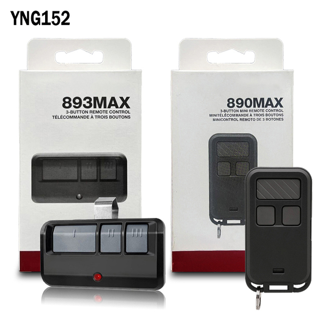 893MAX 890MAX Garage Door Remote Control Work With 895MAX 953EV 956EV 893LM 891LM 371LM 971LM