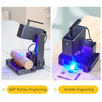LaserPecker 2 Laser Graveur Portable Laser Gravure Machine De Découpe DIY Outil CNC Routeur Cutter Métal Cuir LOGO Marque Imprimante